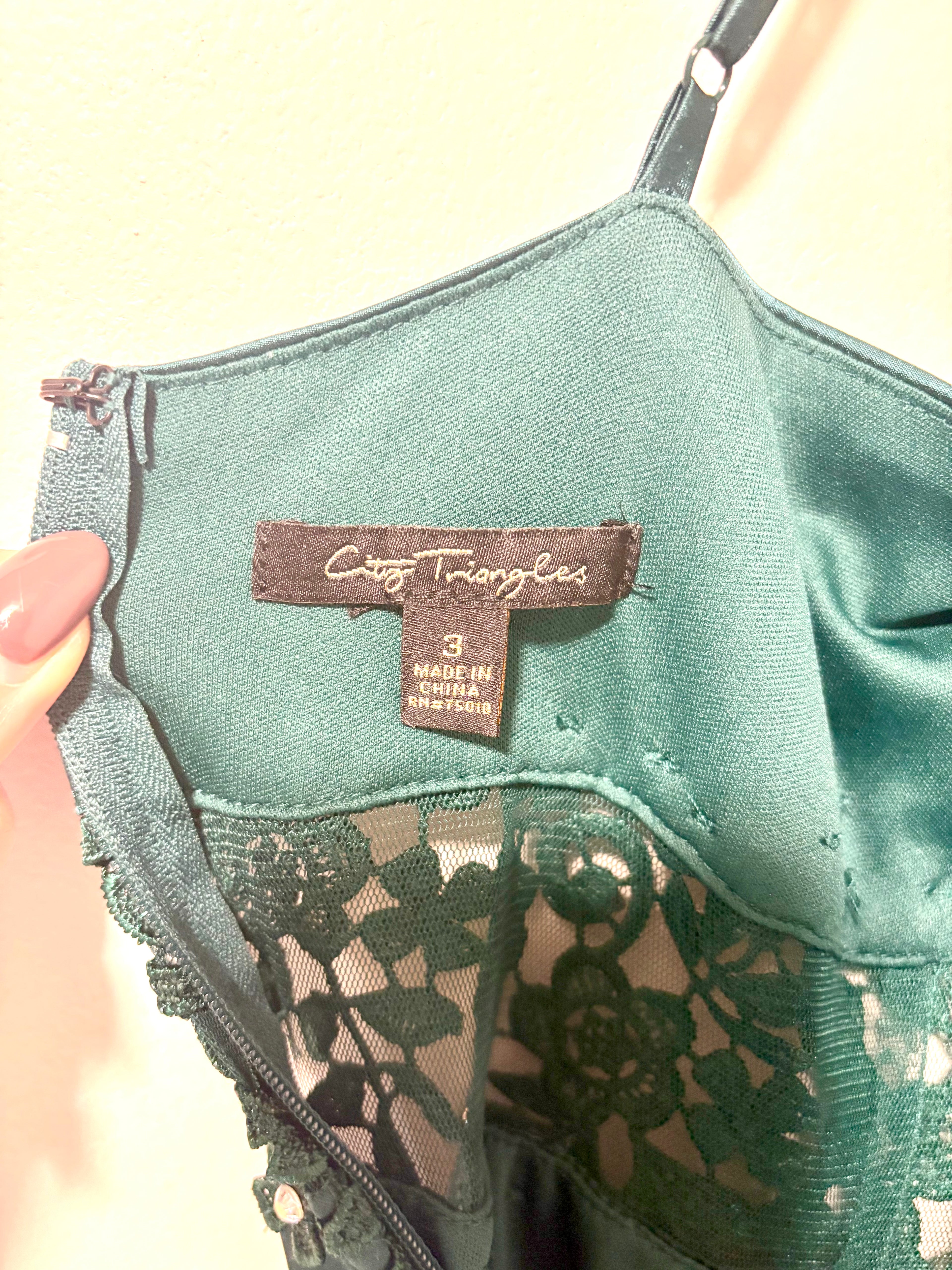 Emerald Green Formal Dress