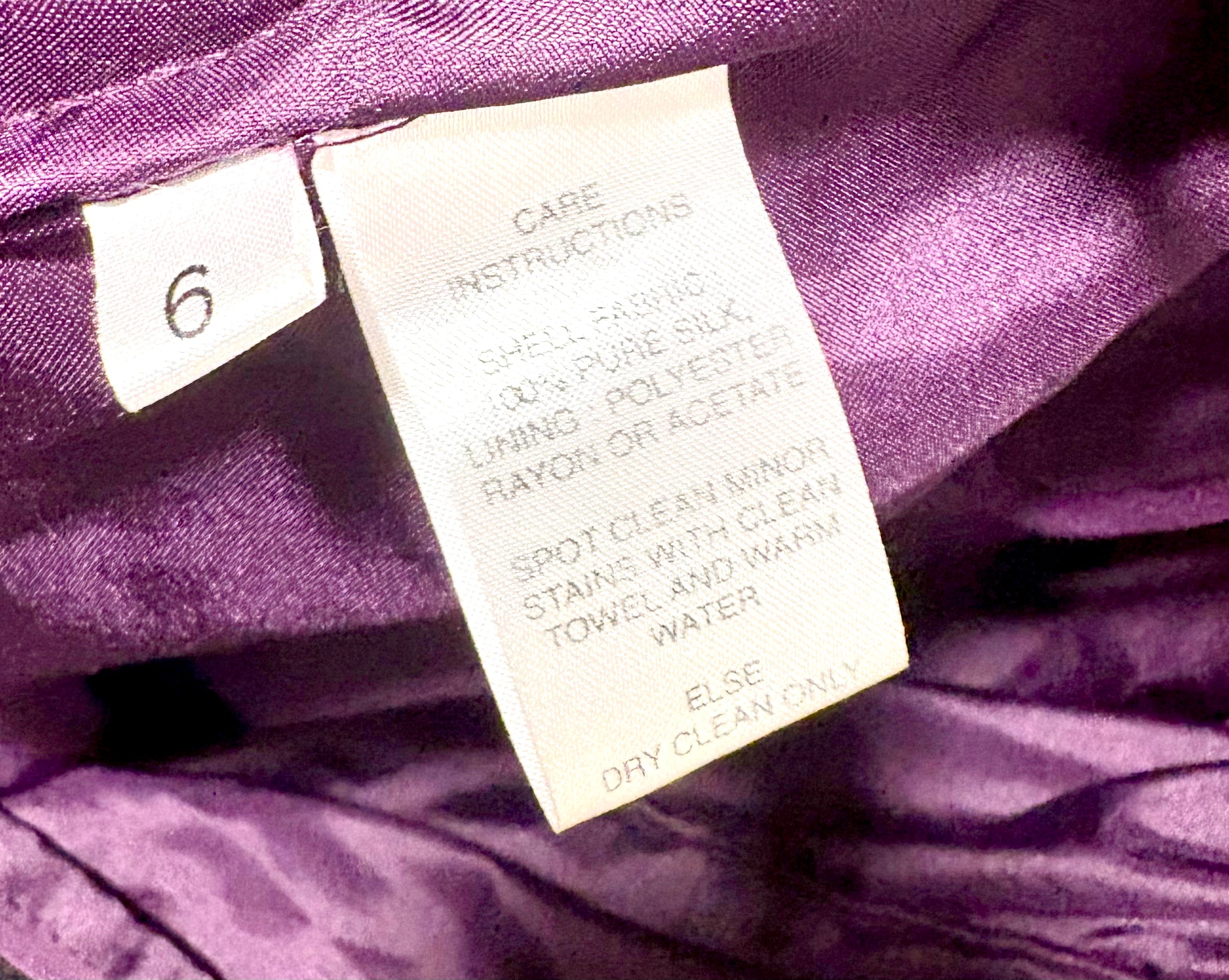 Dark Purple Sequin Gown