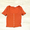 Orange Knit Levis T-shirt