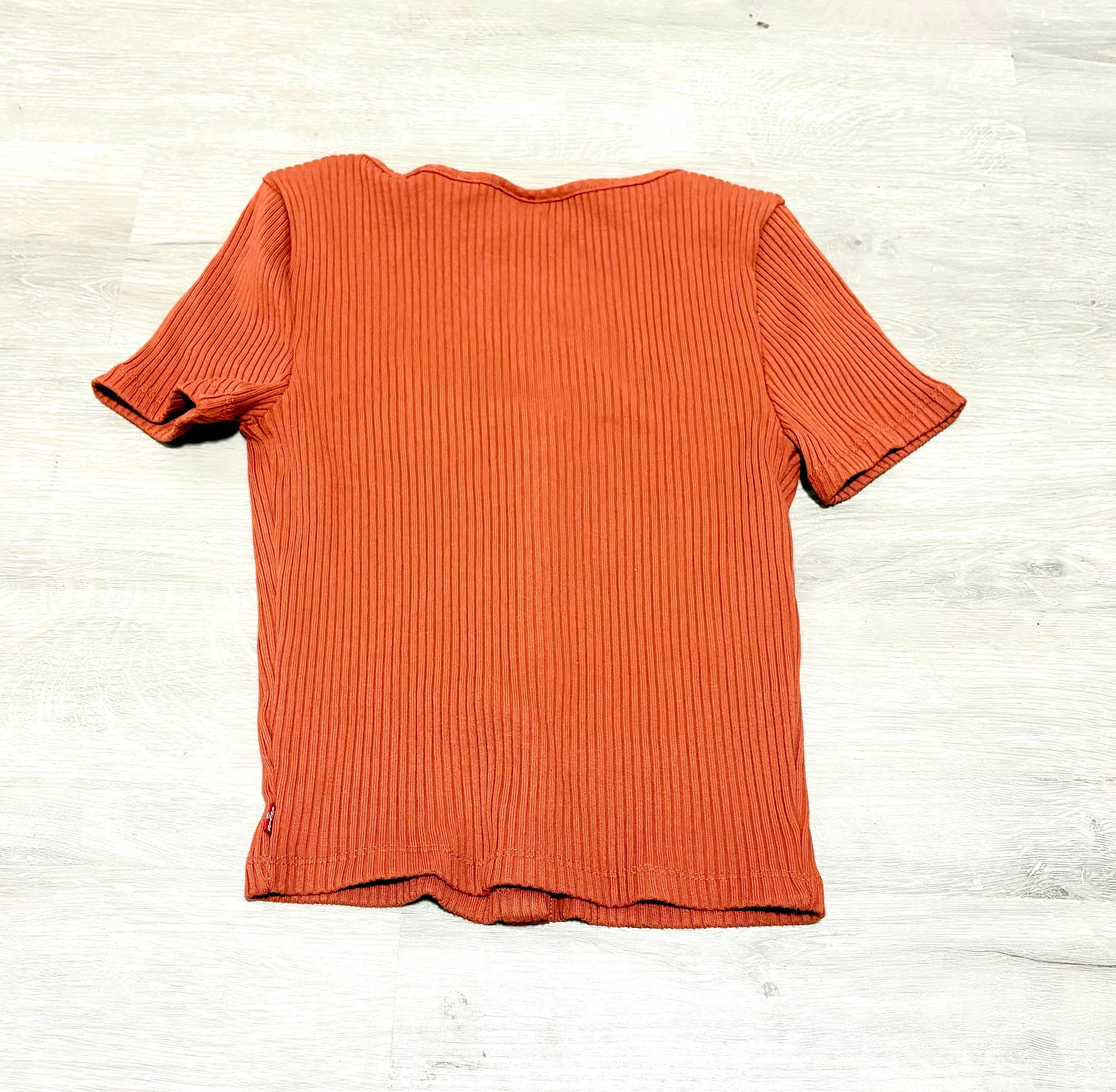 Orange Knit Levis T-shirt