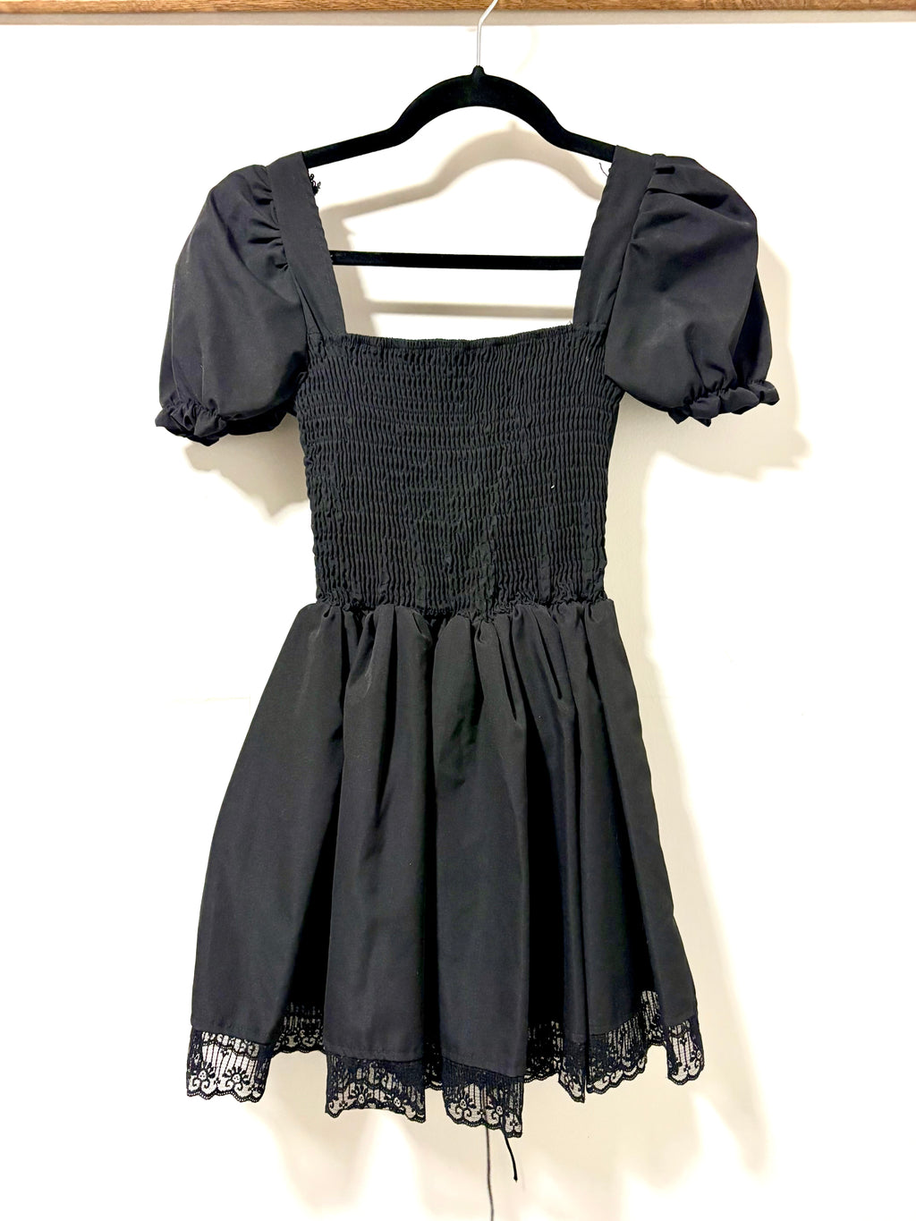 Renaissance Faire Short Black Dress