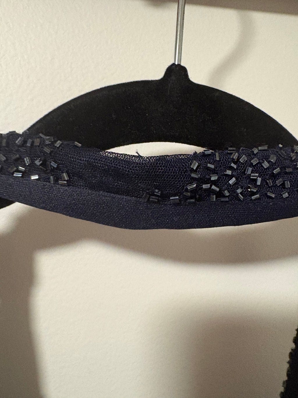 Navy Sequin Formal Gown