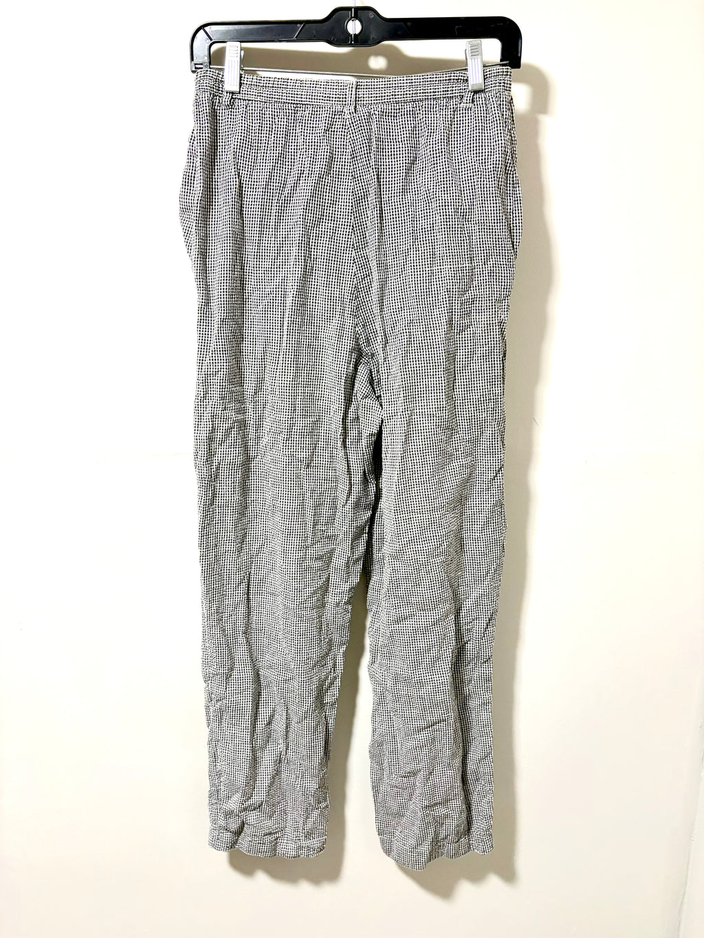 Gingham Highrise Cotton Pants