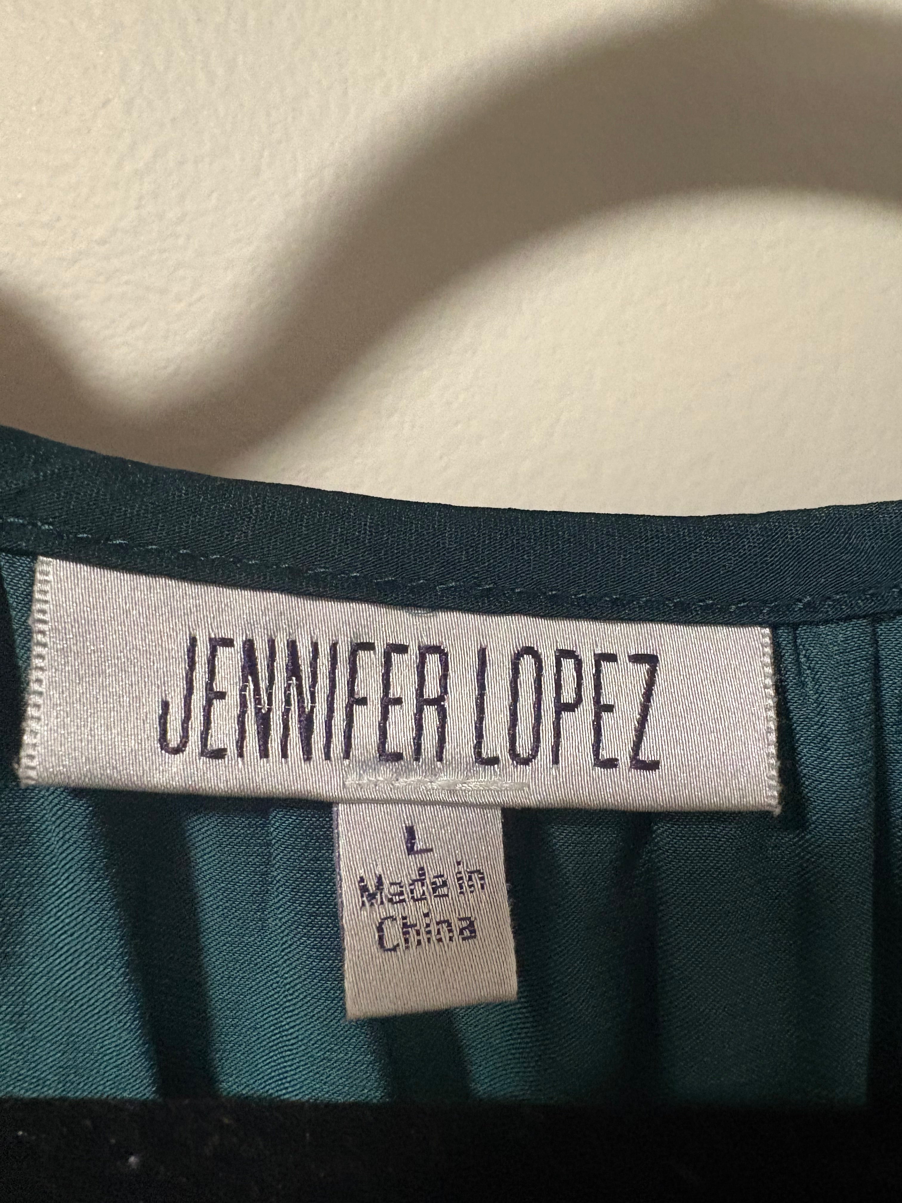 Emerald Green Satin Blouse