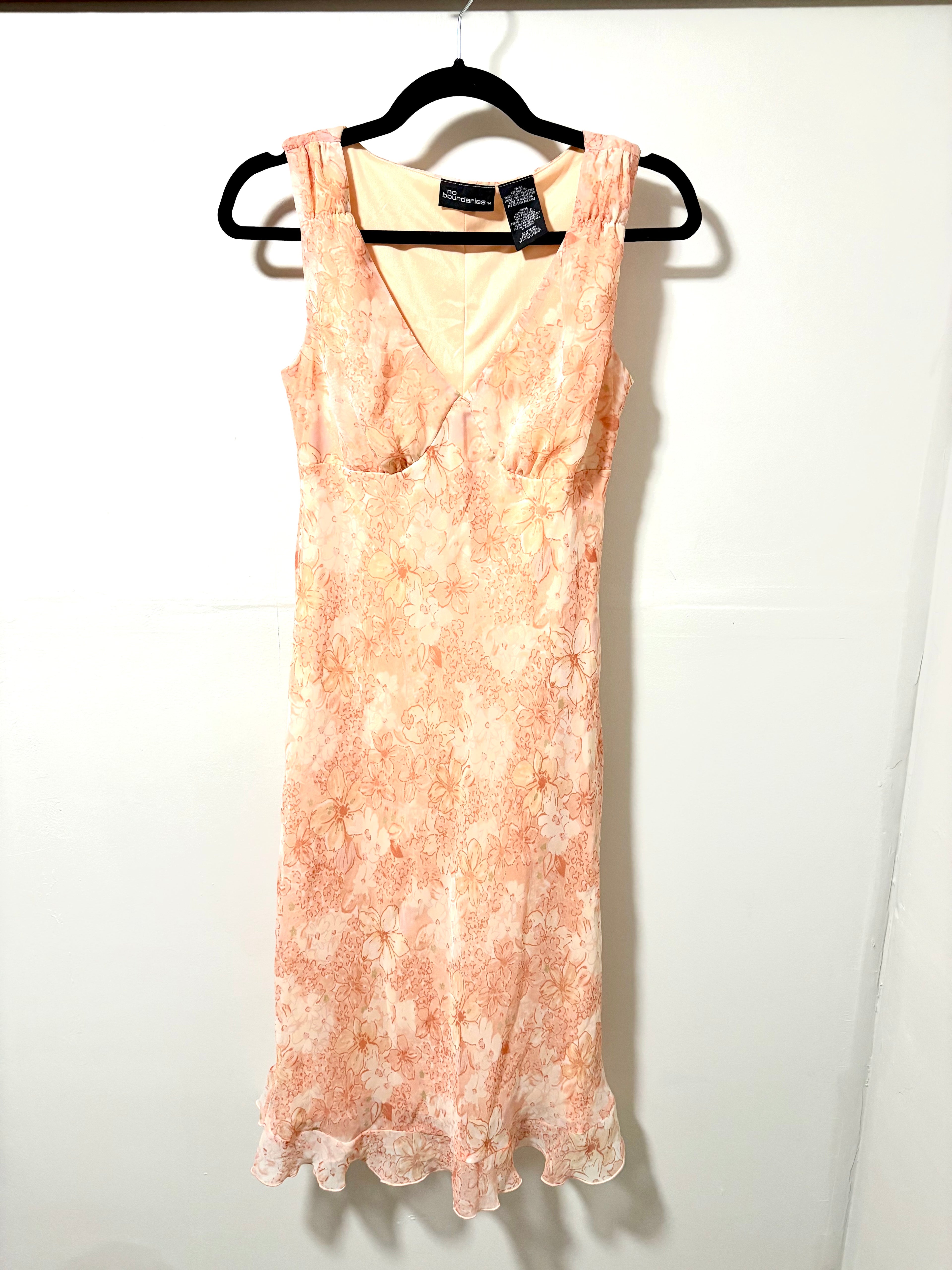 Orange Chiffon Sun-dress