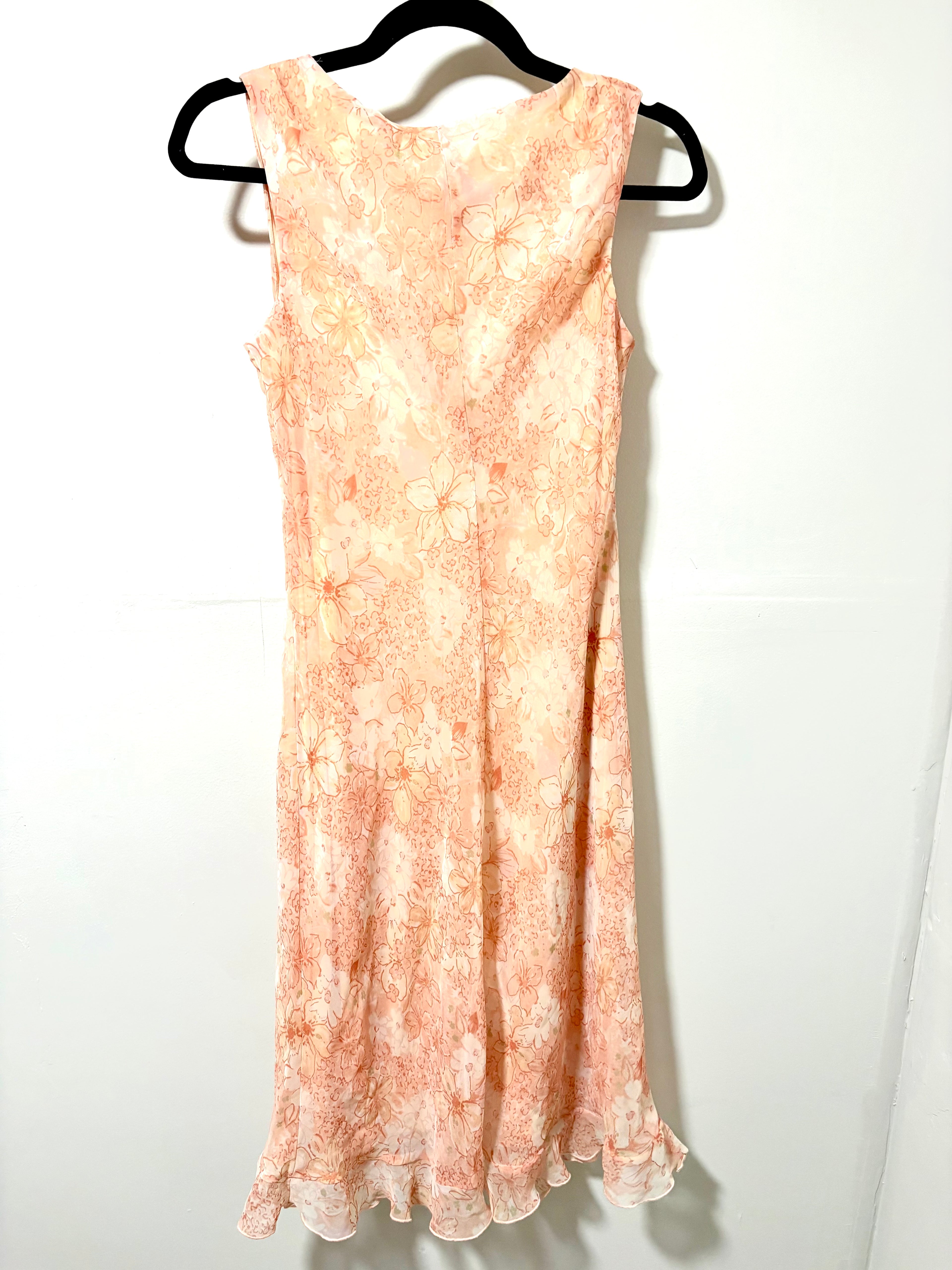 Orange Chiffon Sun-dress
