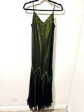 Black and Green Formal Gown