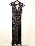 Black Lace Gown