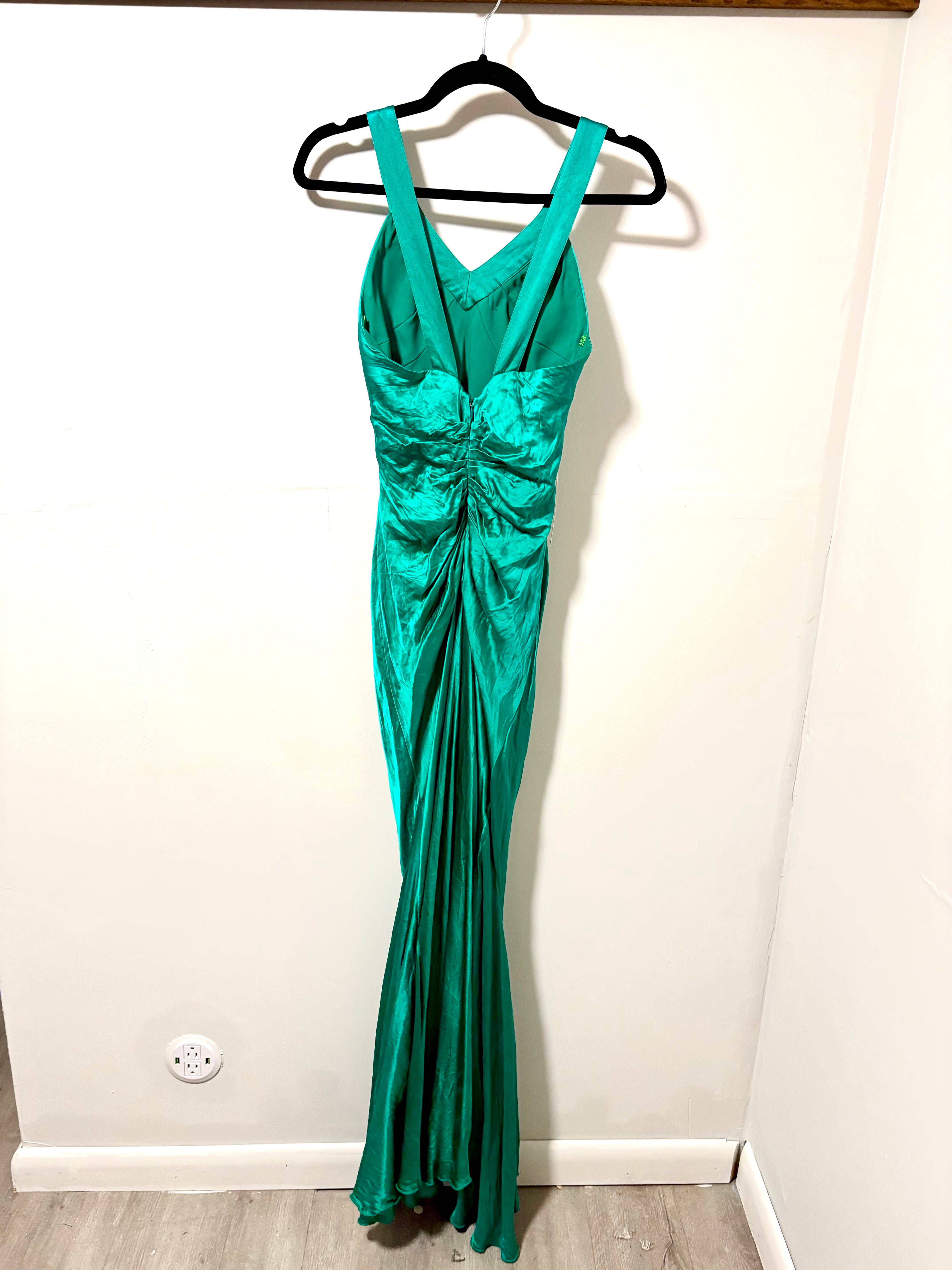 Bright Emerald Green Gown
