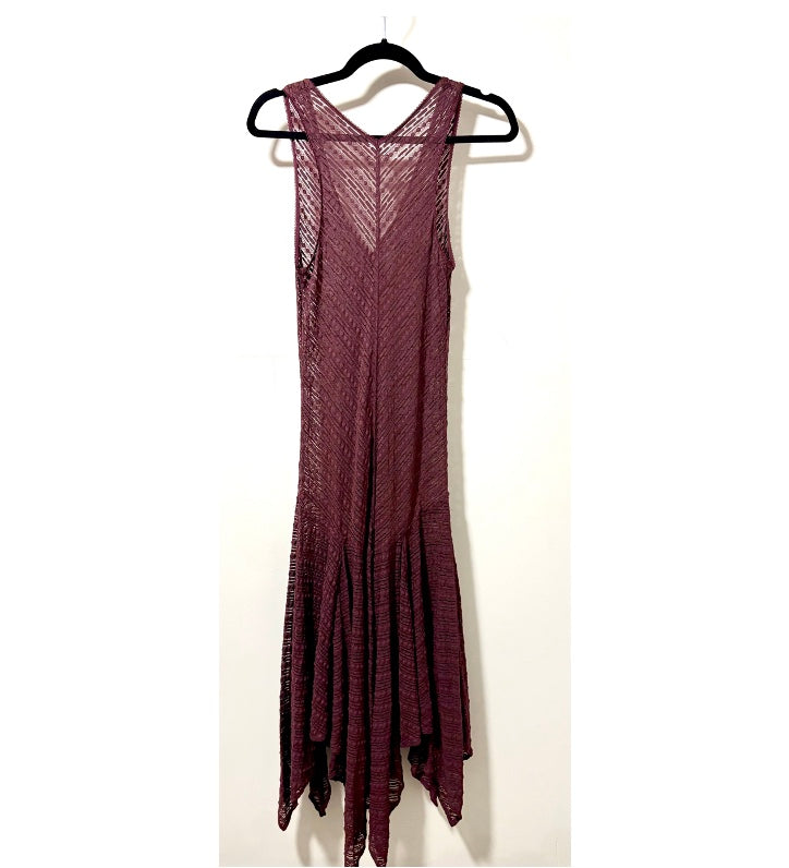 Brown Sheer Free People French Courtship Dress